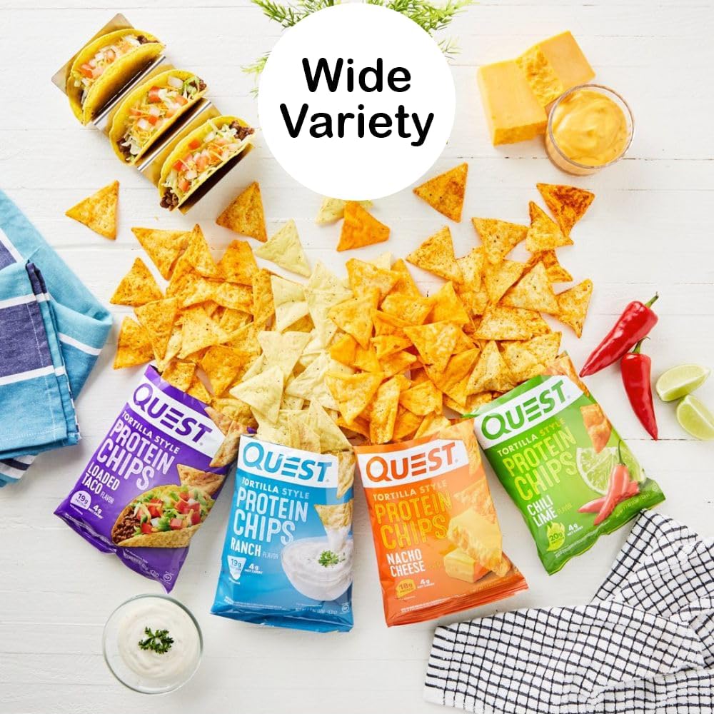Protein Chips Variety Pack, Assorted Flavors, 6 Pack, 1.1 Ounce K408541