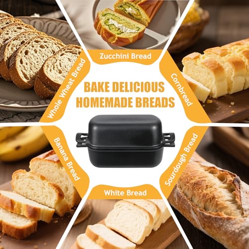 Cast Iron Loaf Pan with Lid W9585