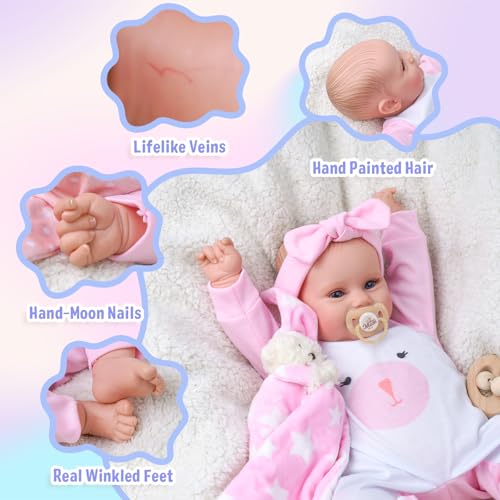 20 Inch Soft Vinyl Realistic Reborn Baby Doll Z84670