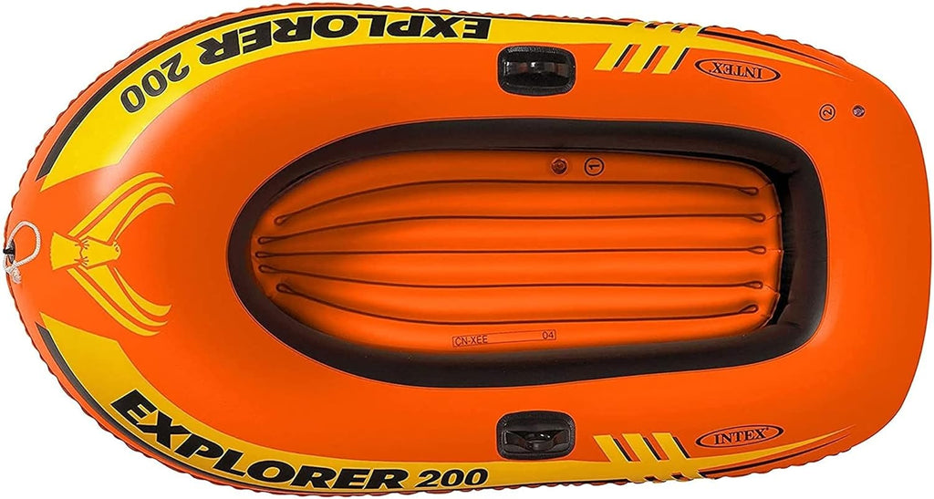 2 Person Inflatable Fishing Boat with Oars Pump Y4186