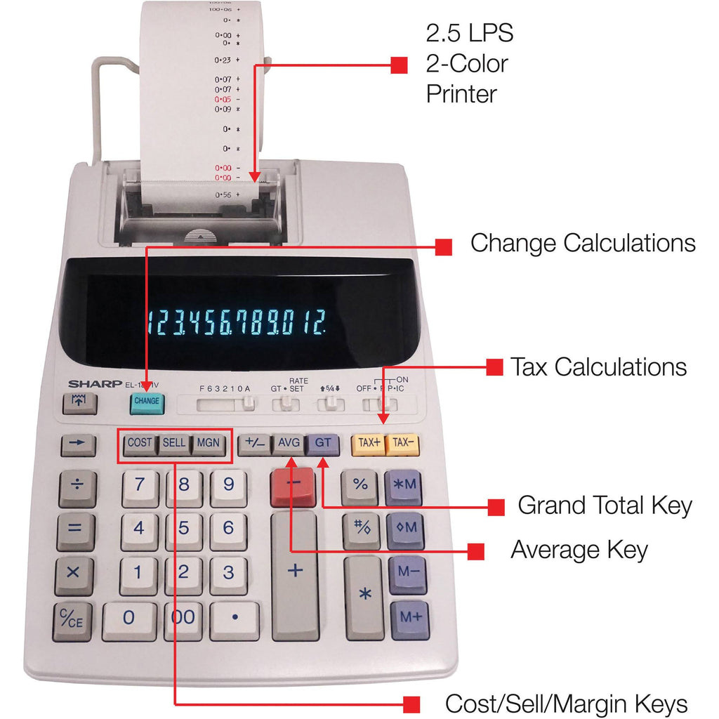 12 Digit Printing Calculator R34438