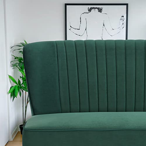 Velvet Gray Armless Accent Chair S9709