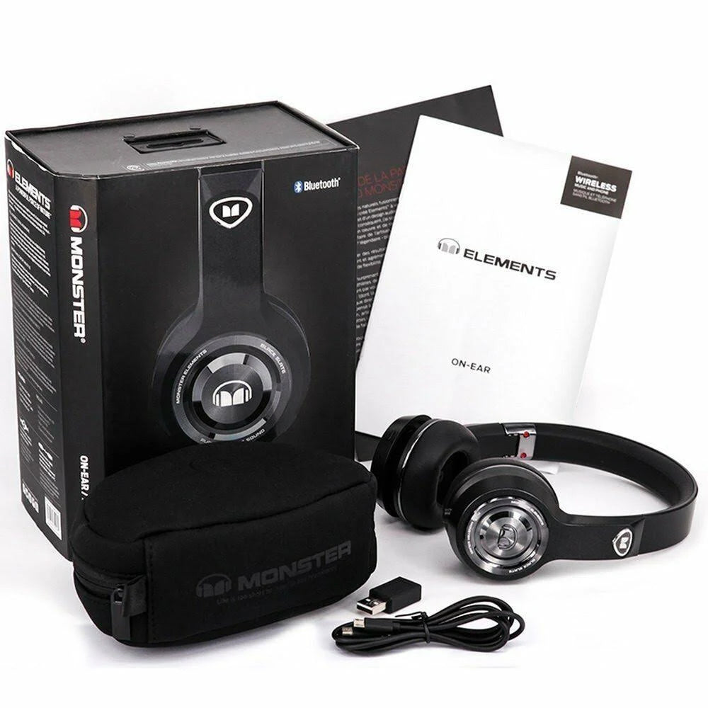 Black Slate On-Ear Wireless Bluetooth Headphones X975