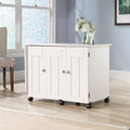 Soft White Sewing & Craft Cart V38077