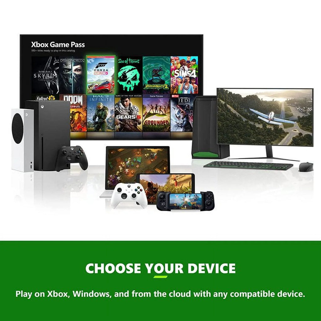 Xbox Series S 512GB SSD All-Digital Console with Two Wireless Controllers and Xbox 3 Month Game Pass Ultimate I337799