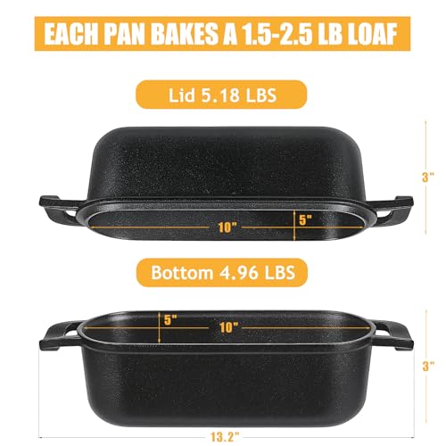 Cast Iron Loaf Pan with Lid W9585