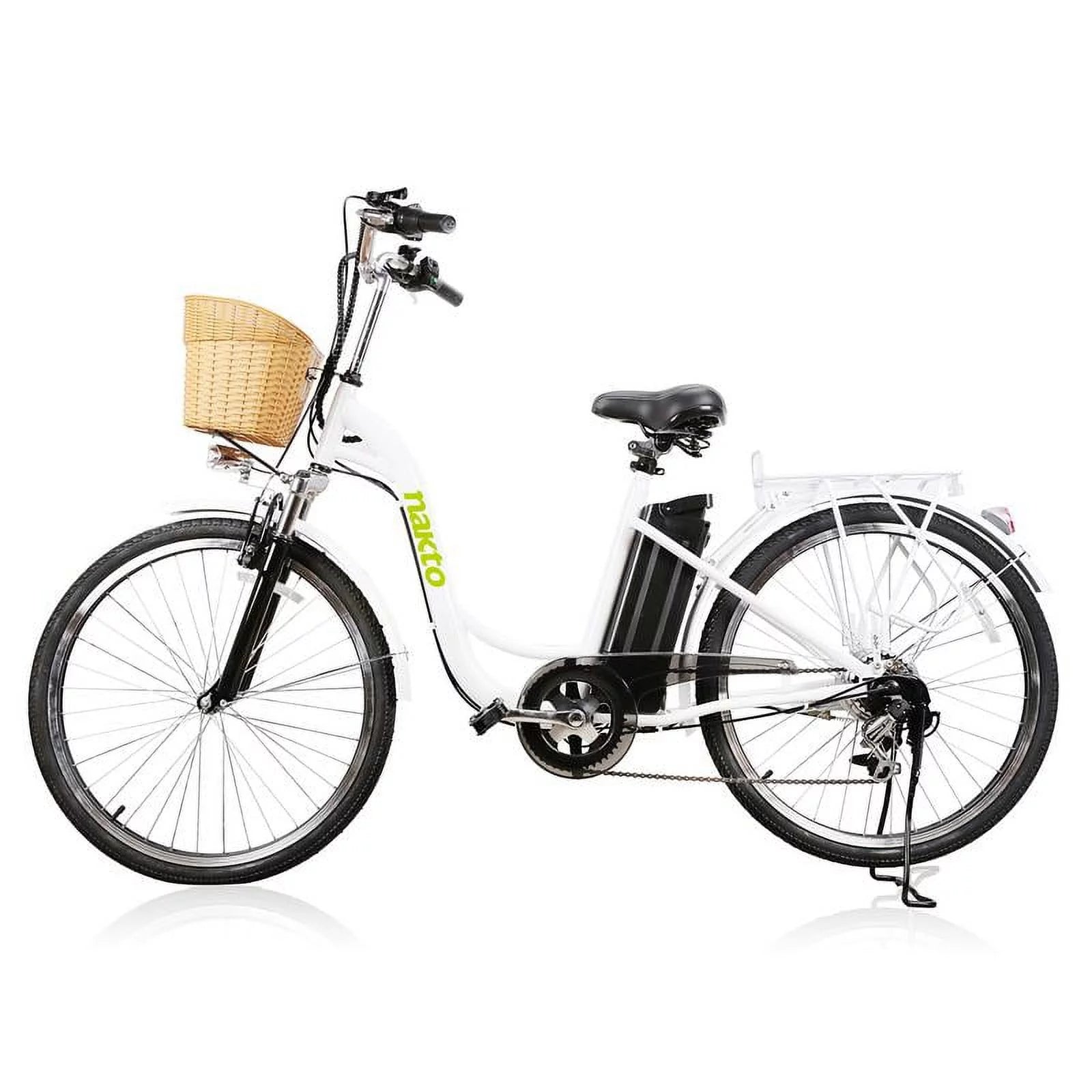 Camel White 26 In. 250W 36V 10A Electric Bicycle E751