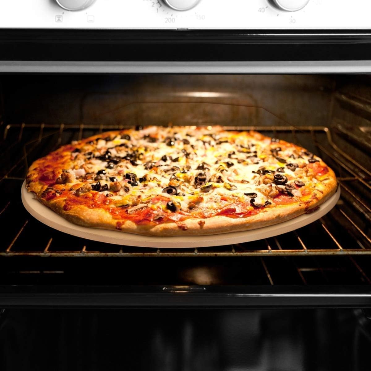 12 Inch Ceramic Pizza Stone U294