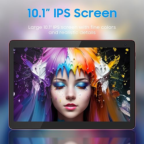 Black 10 inch Android Tablet with 32GB Storage E132