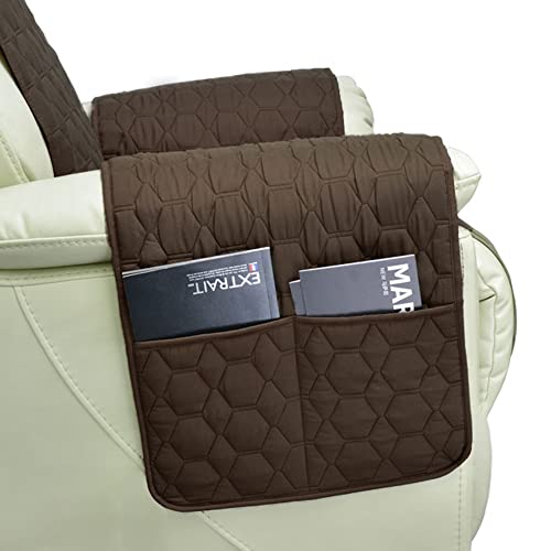 Beige 30 Inch Waterproof Recliner Chair Cover N234