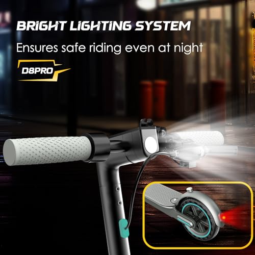 Electric Scooter with 8.5" Honeycomb Tire, Foldable Aluminum Alloy E-Scooter O55759