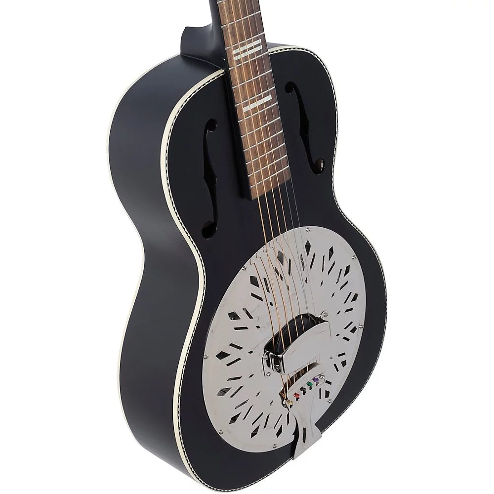 Satin Black Resonator Guitar S823