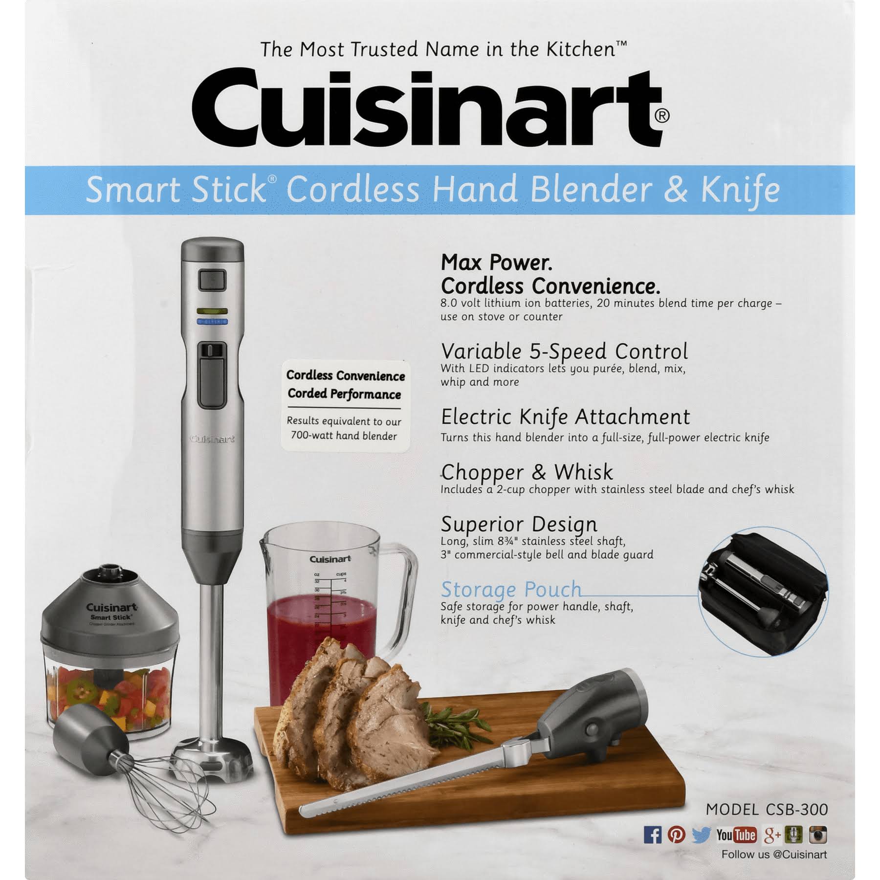 Stainless Steel Hand Blender J838