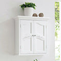 White 2 Door Bathroom Wall Cabinet Q202