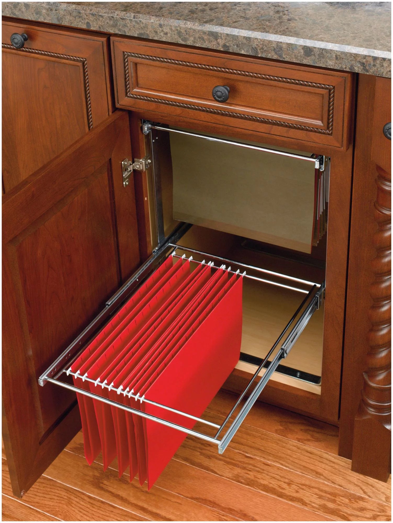 2 14.5" Tier Base Cabinet File Drawer Organizer System O643