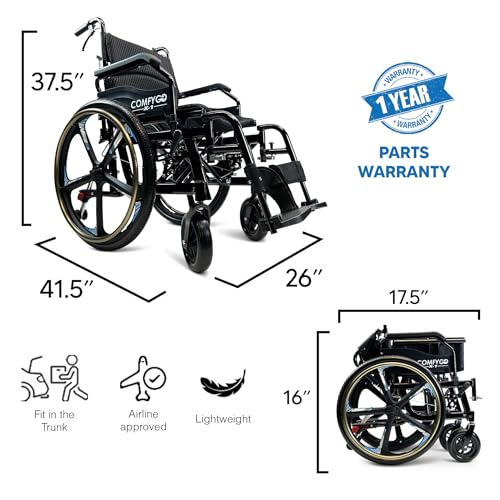 Black 17.5" Seat Width Self Propelled Wheelchair K894896
