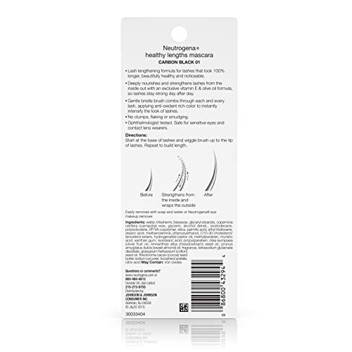 Black 0.21 oz Mascara D615