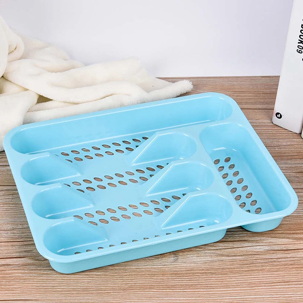 3 Count Kitchen Drawer Storage Tray with Lids Cutlery Organiser D959