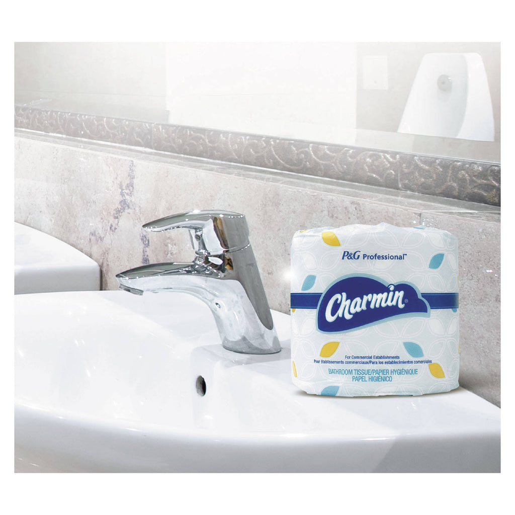2-Ply White Bathroom Tissue, 450 Sheets/Roll, 75/Carton W328