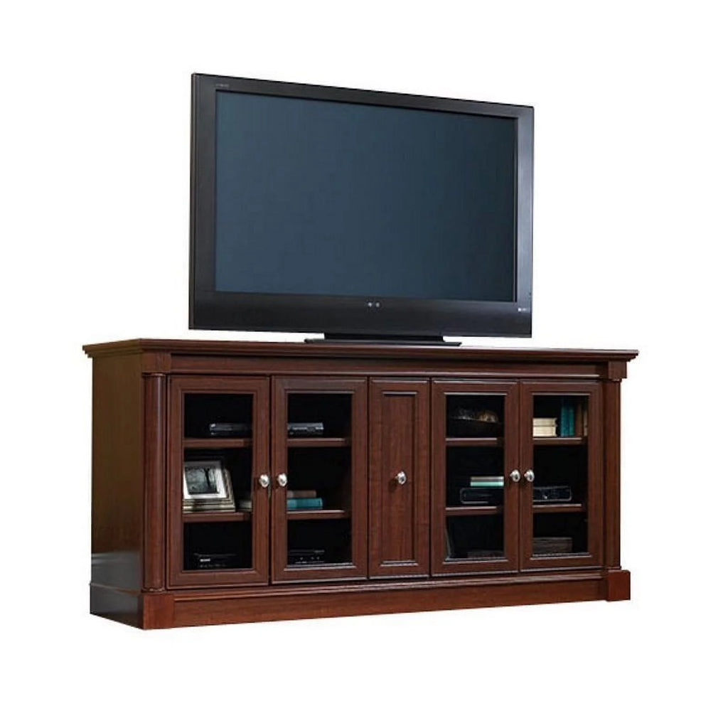 Cherry Entertainment Credenza with Cord Management T829924