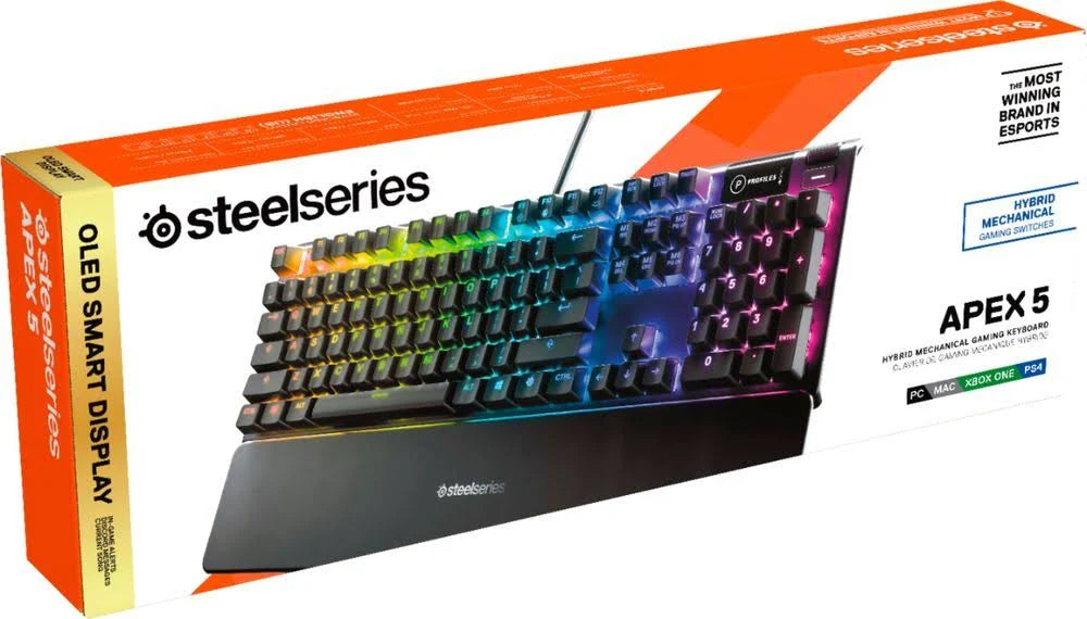 Black Wired Gaming Mechanical Keyboard with RGB Back Lighting X263708