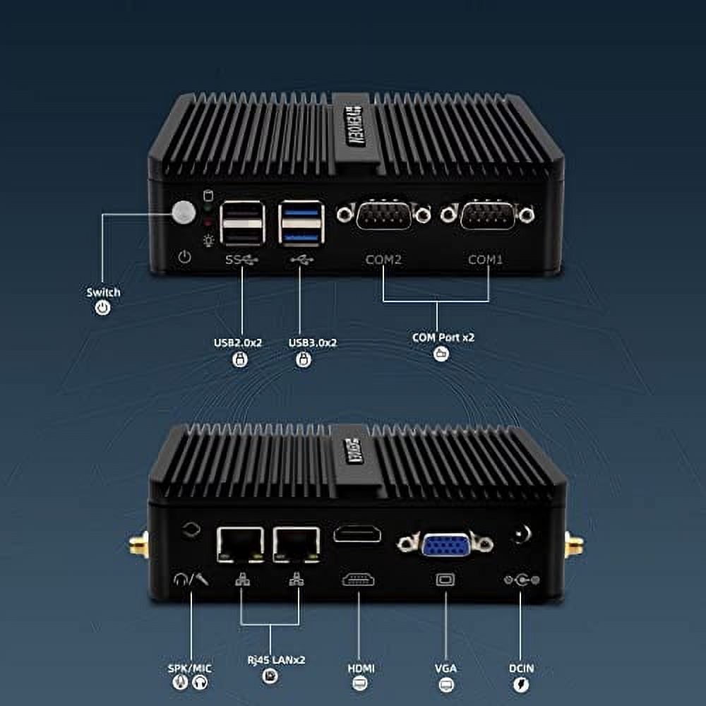 32GB DDR4 RAM 512GB SSD Fanless Mini PC O193549