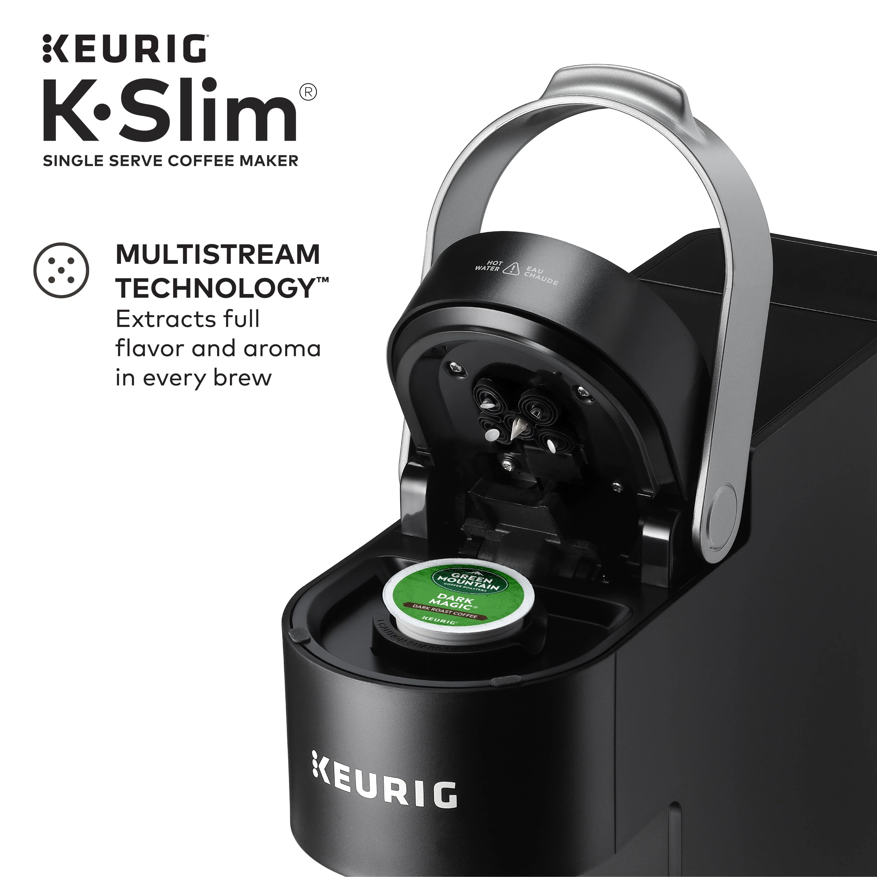 Black Single Serve K-Cup Pod Coffee Maker Z604