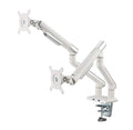 Dual Monitor Arm Mount Stand Desk Adjustable Full Motion VESA 17"-32" Display Grey Black N9234