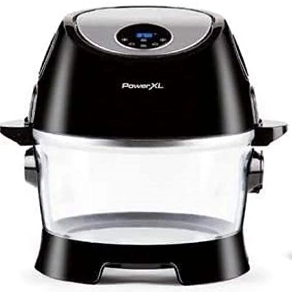 Black 10-Quart Air Fryer with Glass Bowl C2025
