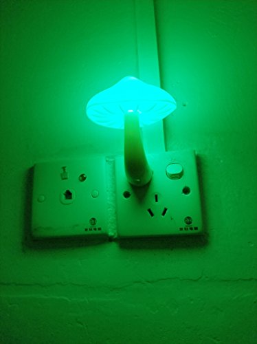 5Pack Sensor LED Night Light Plug in Mushroom Light Y175