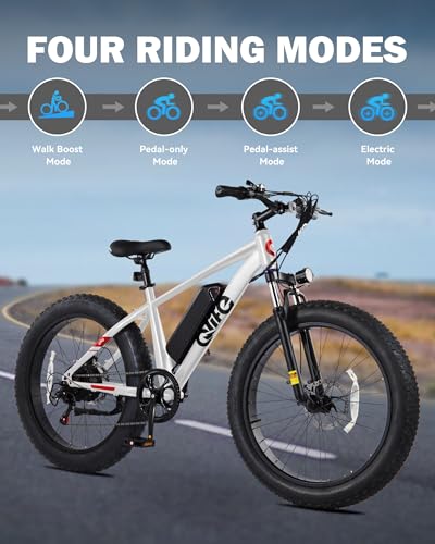 26x4.0 Fat Tire Electric Mountain Bike with 48V 13AH Battery X3123