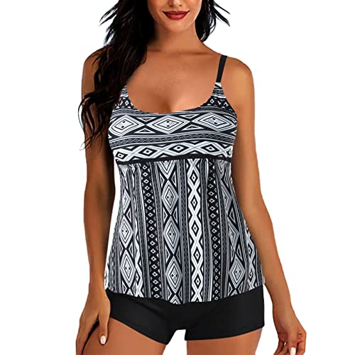 Plus Size Loose 2 Piece Tankini Swimwear O471645