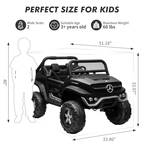 White 2 Seater 24V Battery Powered Ride On Truck J24514