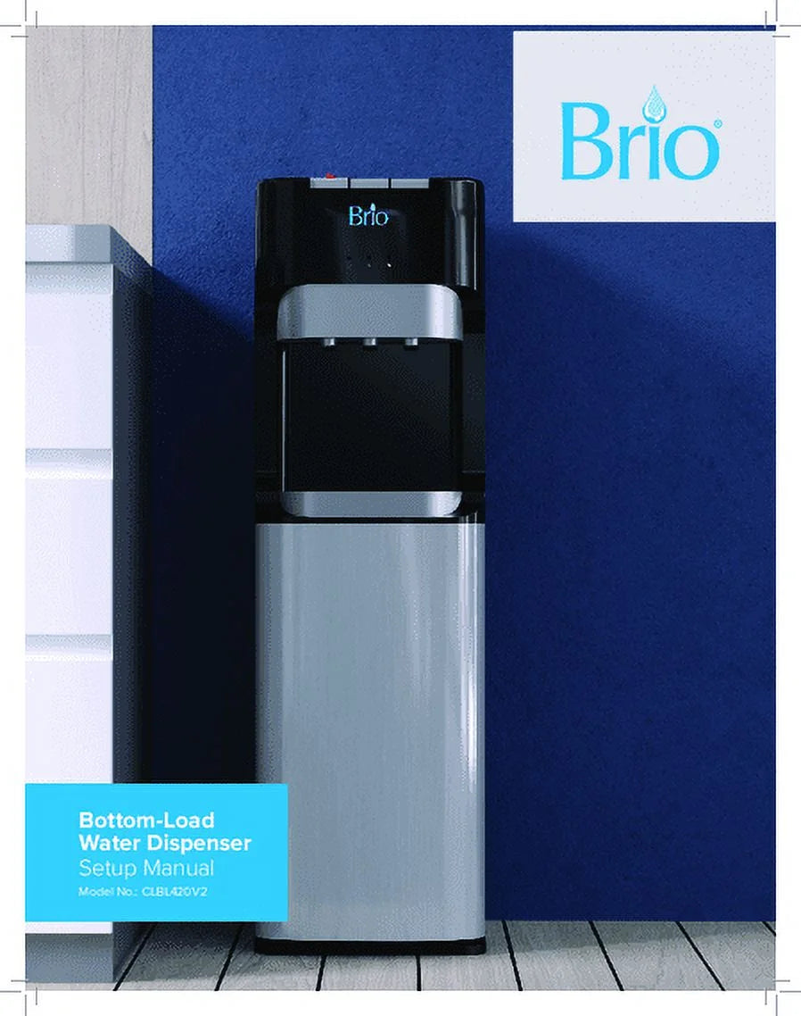 Bottom Load Water Cooler Dispenser with Hot, Cold and Room Temperature Water, Height 41.4" A436