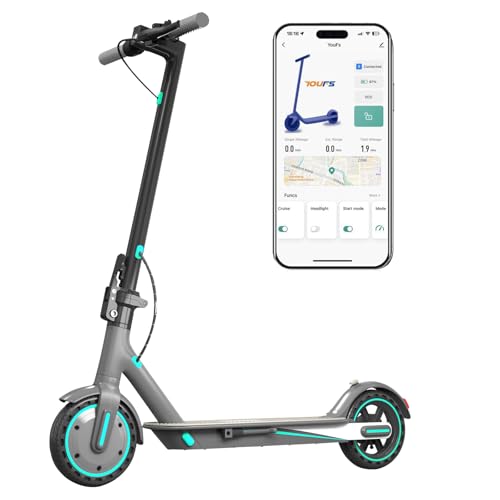 Electric Scooter with 8.5" Honeycomb Tire, Foldable Aluminum Alloy E-Scooter O55759