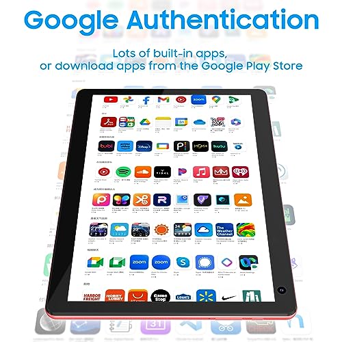 Black 10 inch Android Tablet with 32GB Storage E132