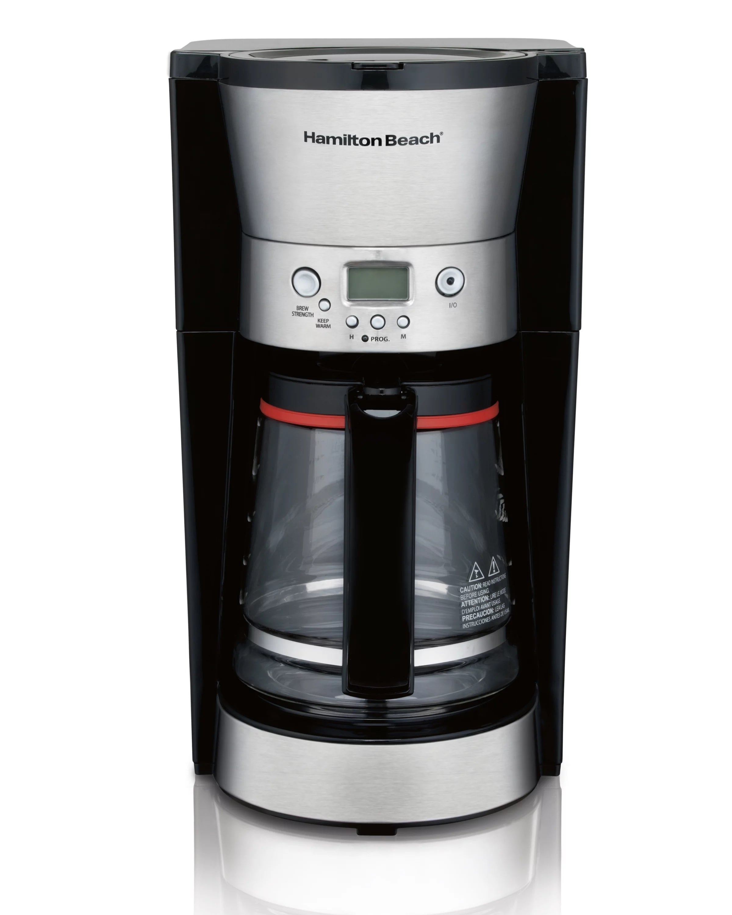 12 Cups Black Programmable Coffee Maker Q391