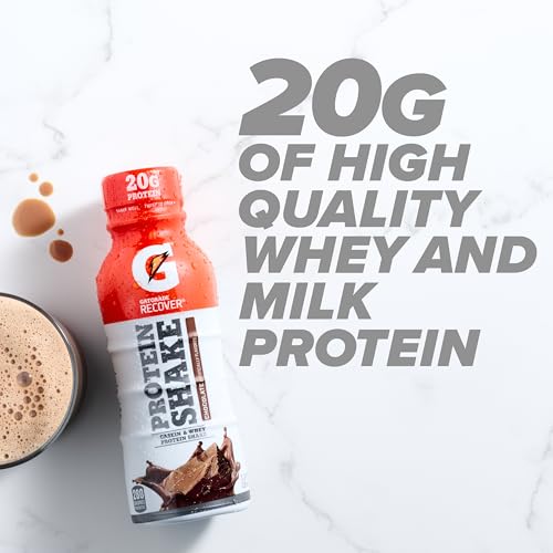 Chocolate Protein Shake, 20g Protein, 11.6 fl oz, Pack of 12 W470046