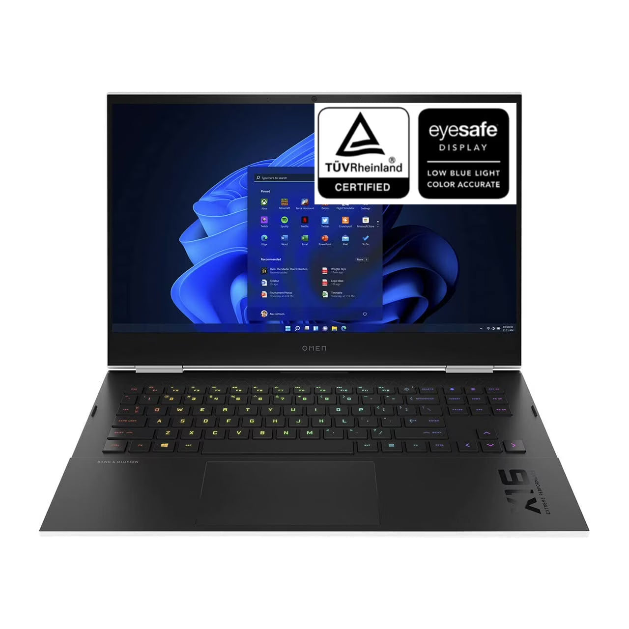 16.1" QHD 165Hz Gaming Laptop Intel Core i7 11800H NVIDIA GeForce RTX 3070 32GB Memory 2TB SSD Ceramic White T104430