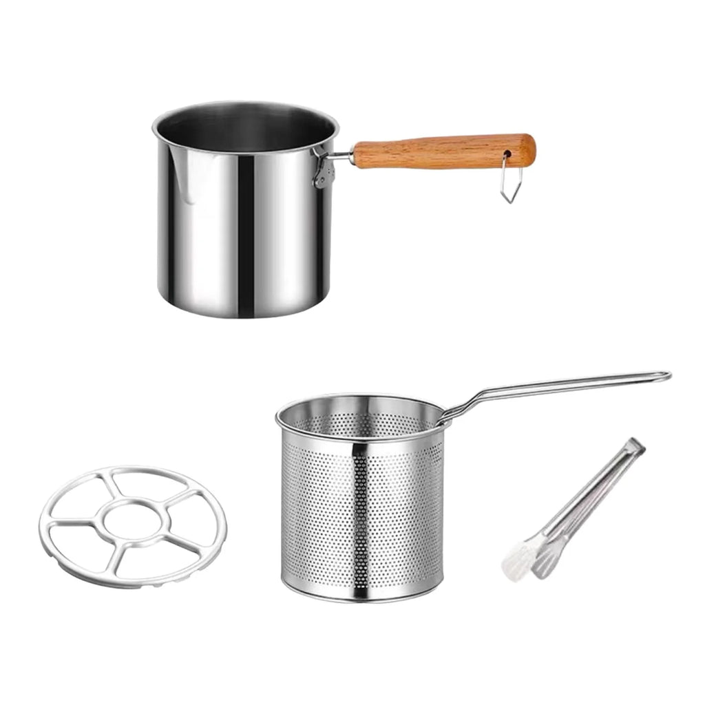 Deep Frying Pot with Strainer Basket with Handle M871