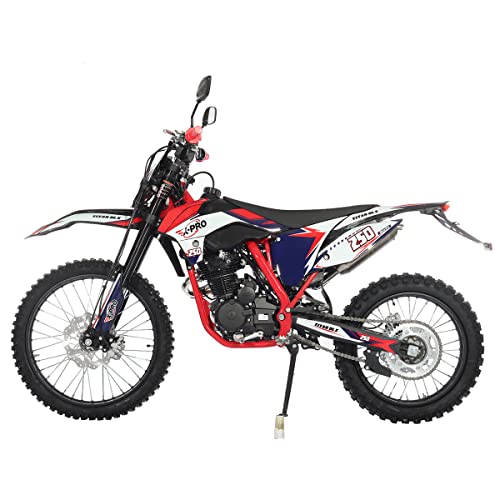 250cc Dirt Bike with 5-Speed Manual Transmission, 21"/18" Wheels, Electric/Kick Start R688