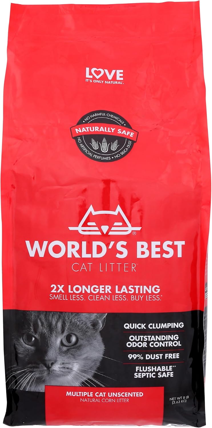 Unscented Clumping Cat Litter, 8 LB (Pack of 1) Q15897