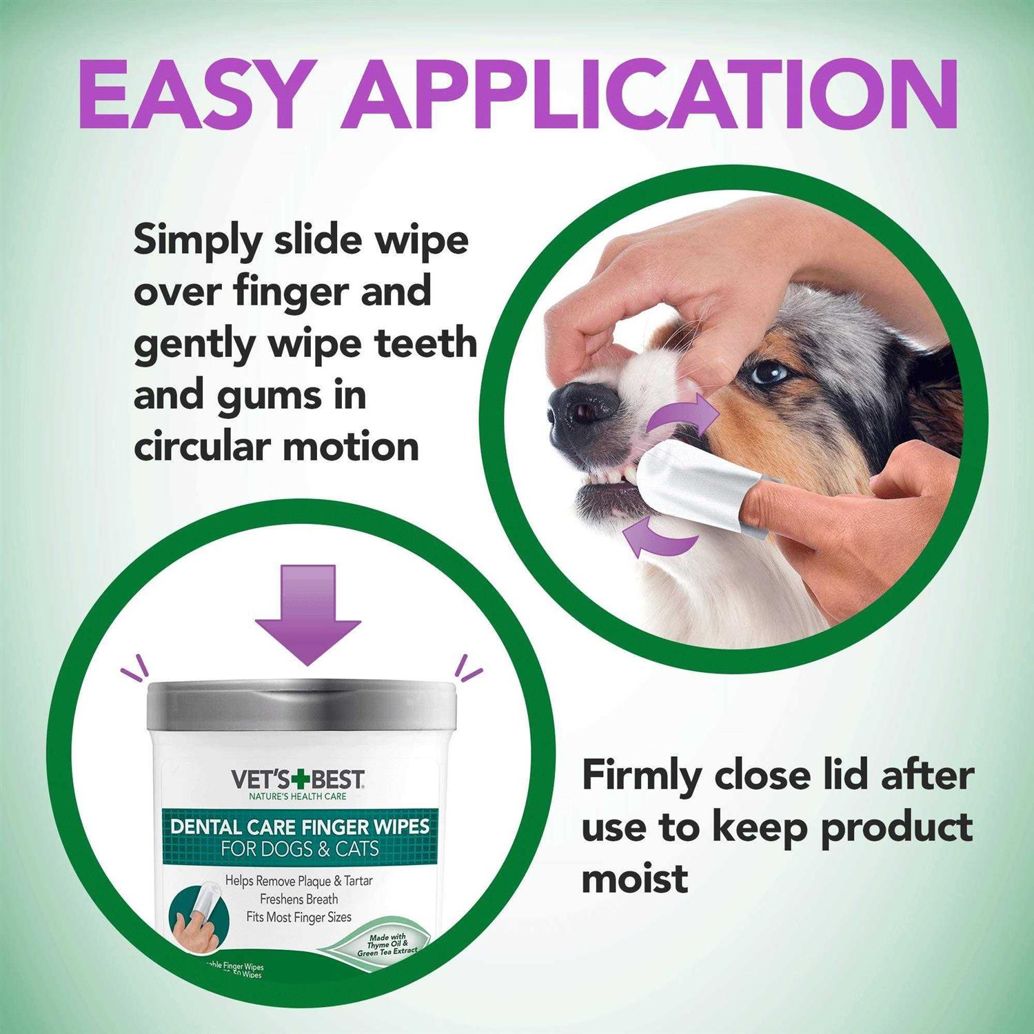 Dental Care Finger Wipes for Dogs & Cats Y527661