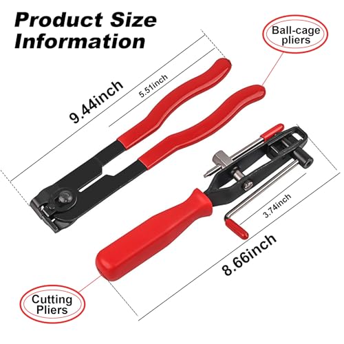 2 PCS Heavy Duty CV Joint Boot Clamp Pliers Kit S76053