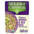 Organic Quinoa, Brown & Red Rice with Flaxseed, 8.5 Ounce Pouches (Pack of 6) O833331