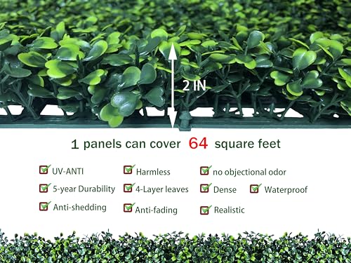 40X120 in UV-Anti Faux Ivy Leaf Fence Panels L8288