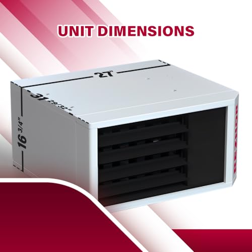 Unit Heater 75,000 BTU Natural Gas or Liquid Propane Forced Air B82996
