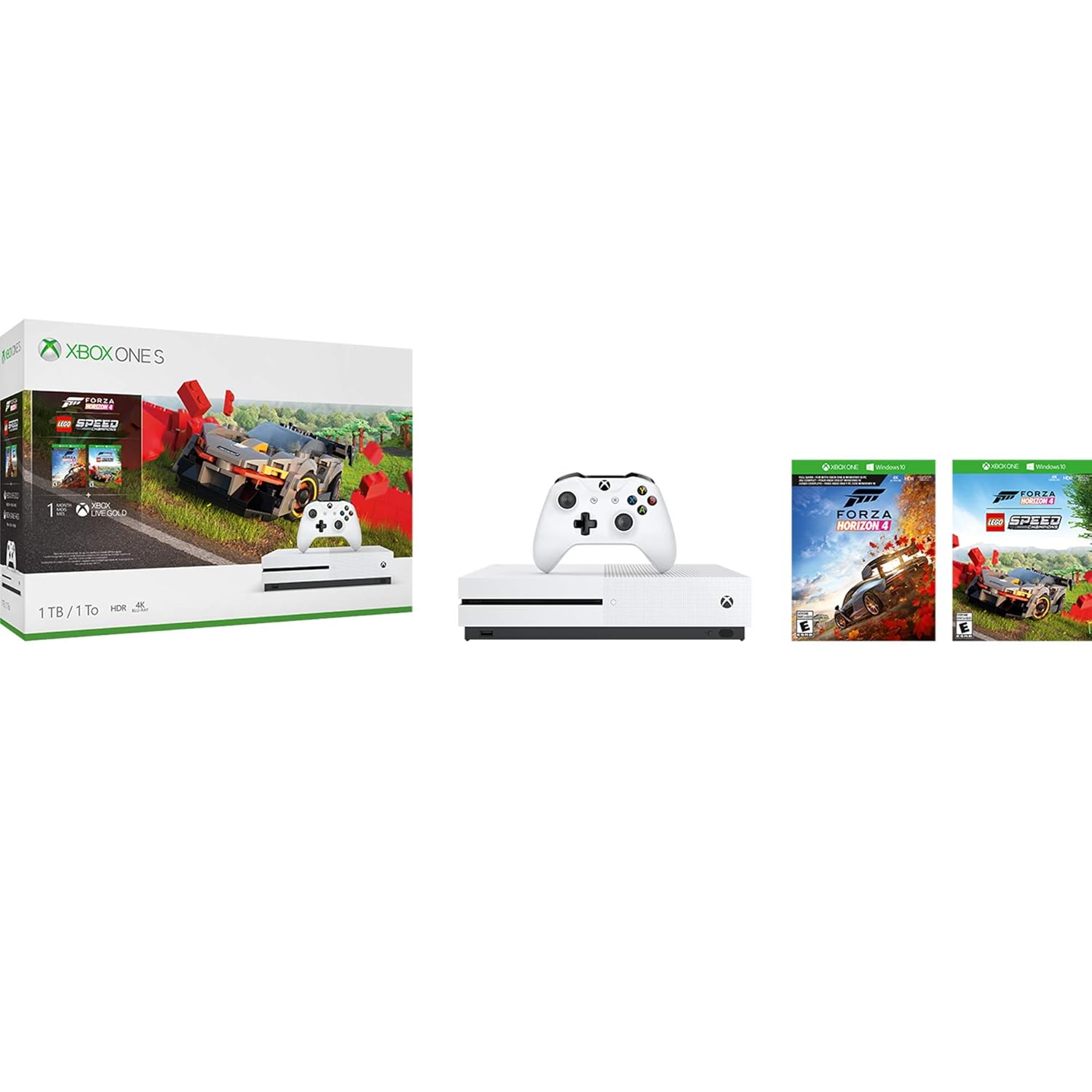White 1TB Xbox One S Z121