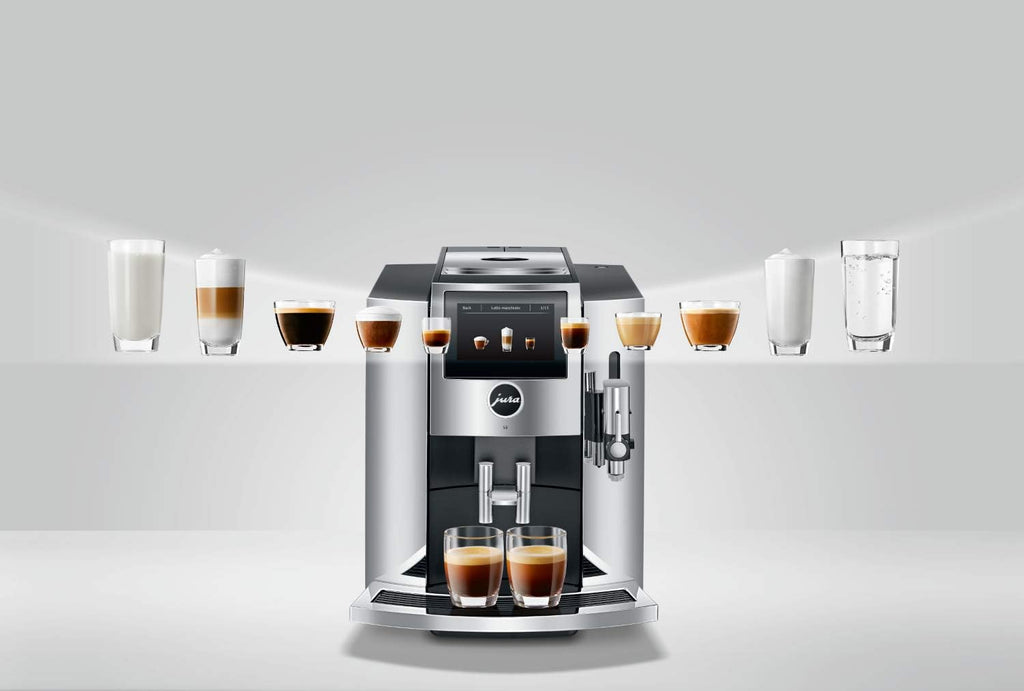 Chrome Automatic Coffee Machine, 64 ounces I908