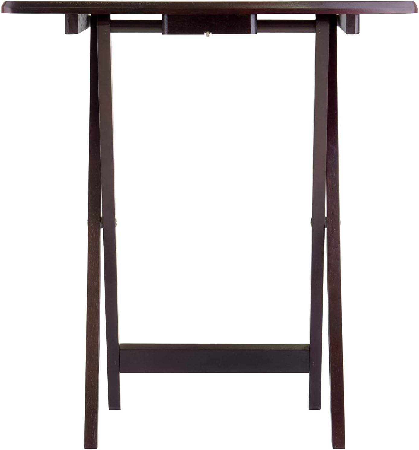 Espresso Folding Wooden Tray Table B73973